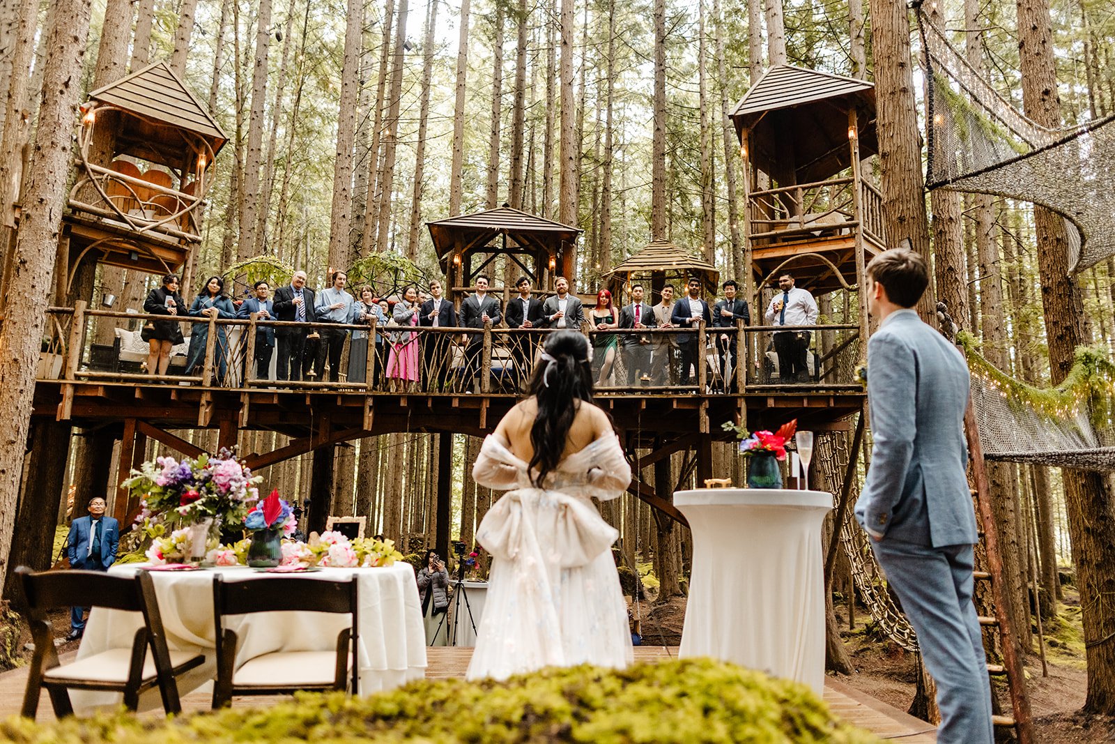A Camp-Themed Wedding at a Lakeside Venue in West Virginia That Took Over 900 Days to Plan