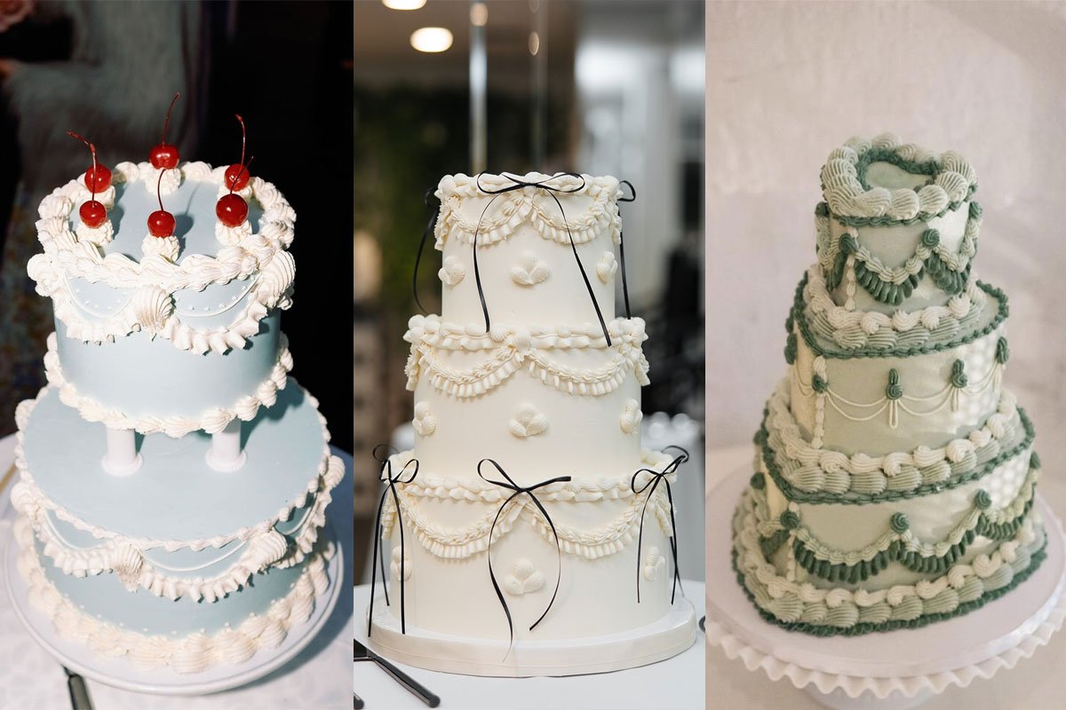 Ornate Piping Is Trending Right Now—Let These 20 Lambeth Cakes Inspire Your Own Vintage-Meets-Modern Confection
